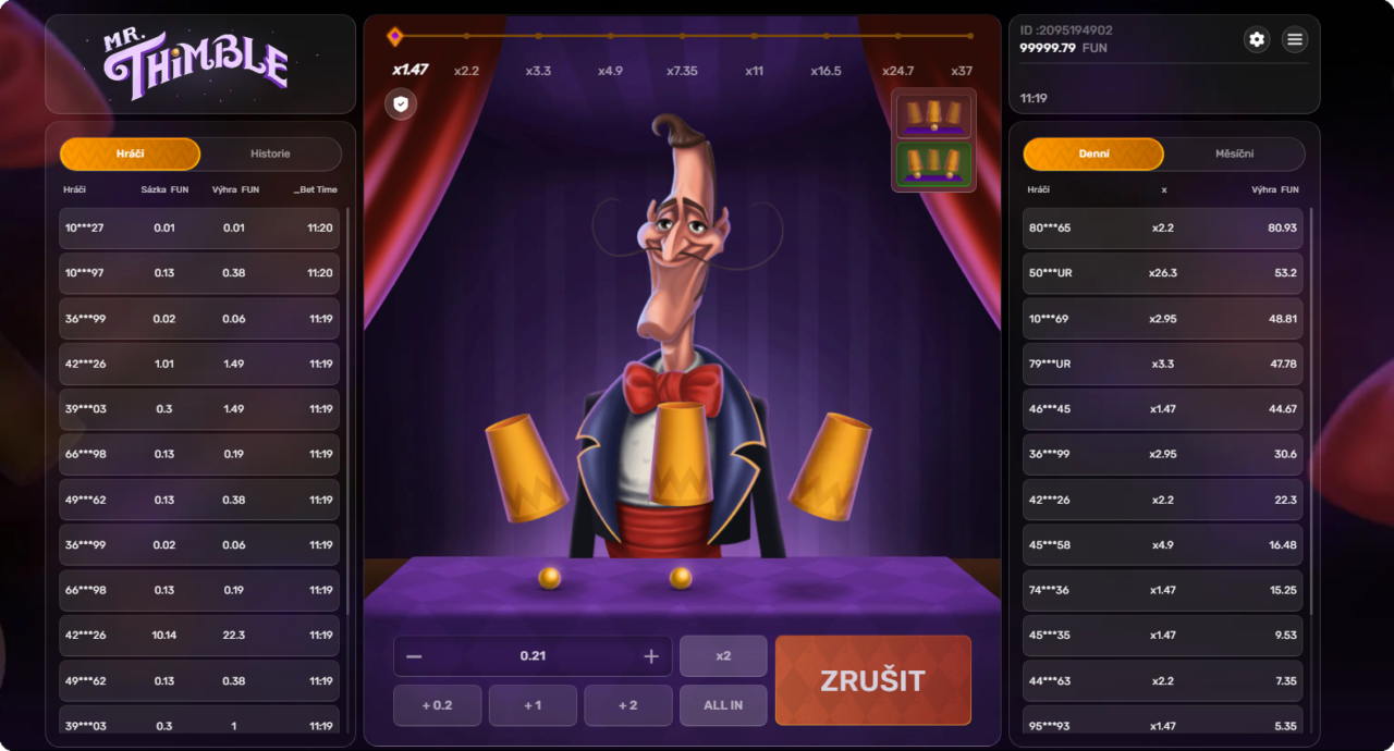 Mr. Thimble na Mostbet Brasil